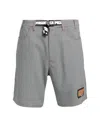 Pas De Mer Pdm Design Shorts Man Shorts & Bermuda Shorts Black Size 30 Polyester, Viscose, Elastane In Black