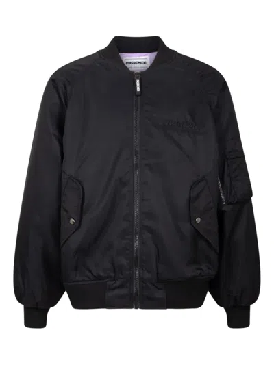Pas De Mer Wav Bomber Jacket In Black