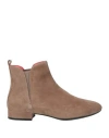 Pas De Rouge Woman Ankle Boots Dove Grey Size 11 Soft Leather In Grey