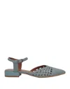 Pas De Rouge Ballet Flats In Blue