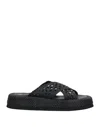 Pas De Rouge Sandals In Black