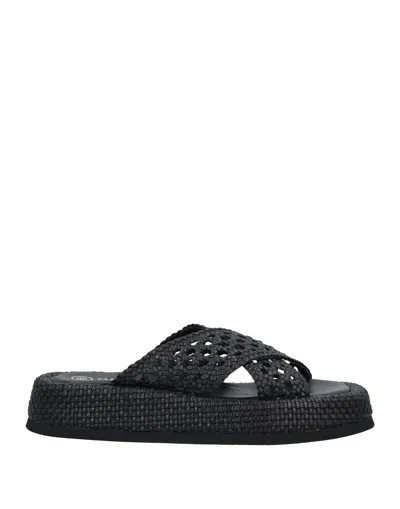 Pas De Rouge Sandals In Black
