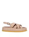 Pas De Rouge Sandals In Beige