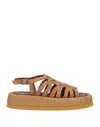 Pas De Rouge Sandals In Yellow