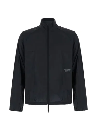 Pas Normal Studios Balance Logo-print Zip-up Jacket In Black