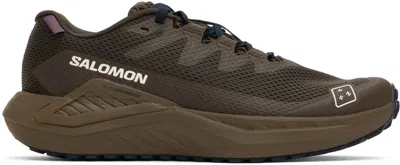 Pas Normal Studios Brown Salomon Edition Drx Defy Grvl Sneakers In Earthbrown/wren/navy