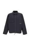 Pas Normal Studios Off-race Orange Utility Jacket In Blue