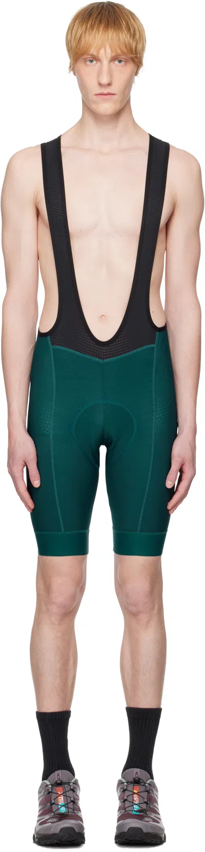 Pas Normal Studios Green 'essential' Bib Shorts