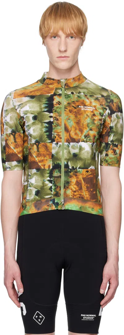 Pas Normal Studios Green Essential Jersey T-shirt