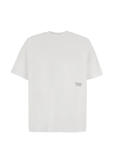 Pas Normal Studios Logo-print Cotton T-shirt In White