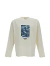 Pas Normal Studios Long-sleeve Printed T-shirt In Neutral