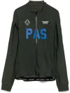 Pas Normal Studios Khaki 'pas' Mechanism Thermal Long Sleeve Cycling Top In Green