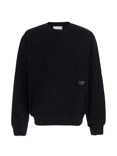 Pas Normal Studios Off-race Logo-print Sweatshirt In Black