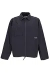 Pas Normal Studios Off-race Orange Utility Jacket In Blue