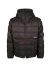 Pas Normal Studios Off-race Quilted Down Jacket In Brown