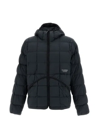Pas Normal Studios Off-race Quilted Hooded Jacket In Purple