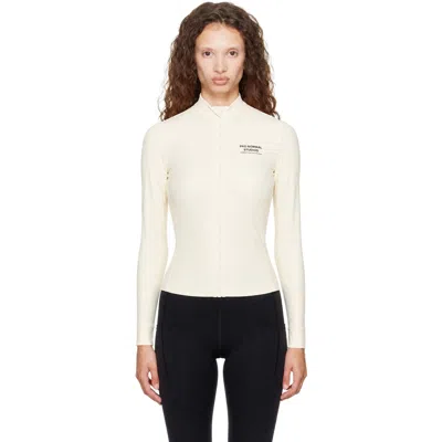 Pas Normal Studios Off-white Mechanism Long Sleeve Cycling Jersey