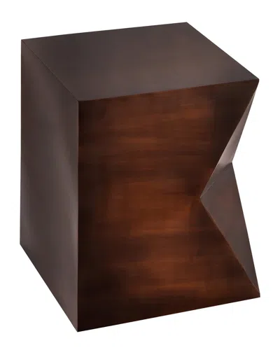 Pasargad Home Aleksy Side Table In Copper