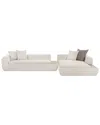 Pasargad Home Amara Modern Sectional Sofa