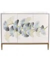 Pasargad Home Annabelle Side Table In Silver