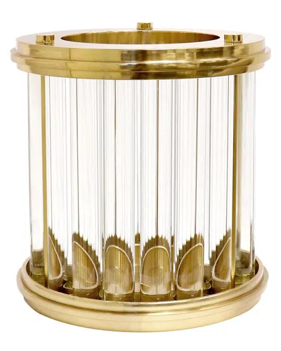 Pasargad Home Beacon Calypso Hurricane Clear Led Table Lamp In Transparent