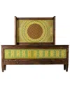 Pasargad Home Bohemian Solid Wood Bed