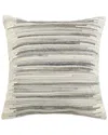 Pasargad Home Cowhide Decorative Throw Pillow In Ivory