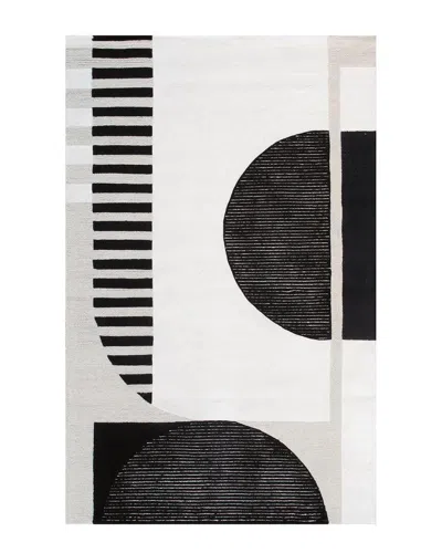 Pasargad Home Edgy Hand-tufted Area Rug In White