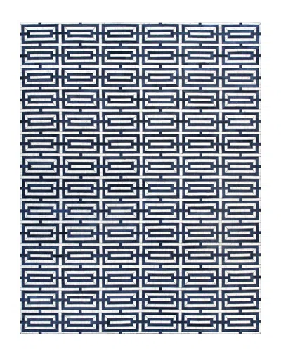 Pasargad Home Galaxy Cowhide Area Rug In Black