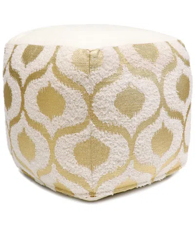 Pasargad Home Grand Canyon Collection Pouf In Brown