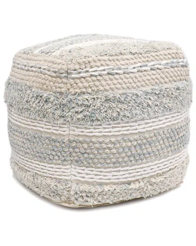 Pasargad Home Grand Canyon Cotton Pouf