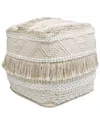 Pasargad Home Grandcanyon Pouf In Beige