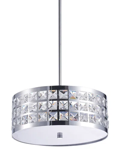 Pasargad Home Hermoza Pendant Light In Silver