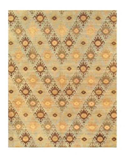 Pasargad Home Ikat Hand-knotted Rug In Nude