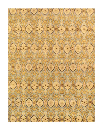 Pasargad Home Ikat Hand-knotted Rug In Brown