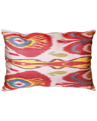 Pasargad Home Ikat Multi Velvet Pillow