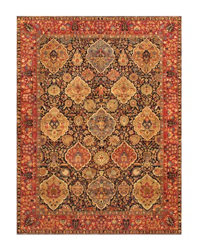 Pasargad Home Kerman Hand-knotted Rug In Orange