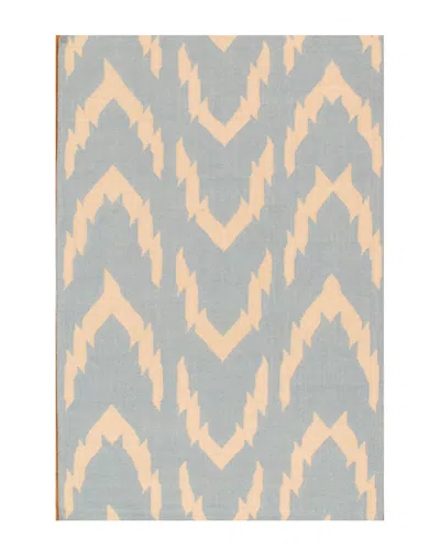 Pasargad Home Kilim Hand-woven Rug In Blue
