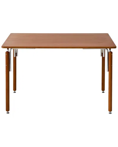 Pasargad Home Kobe Modern Dining Table In Brown