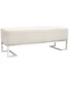 Pasargad Home Luxe Collection Bench In Neutral