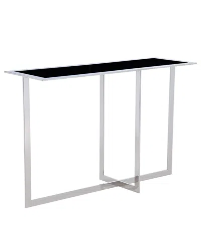 Pasargad Home Luxe Console Table In Silver