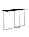 Pasargad Home Luxe Console Table In Silver