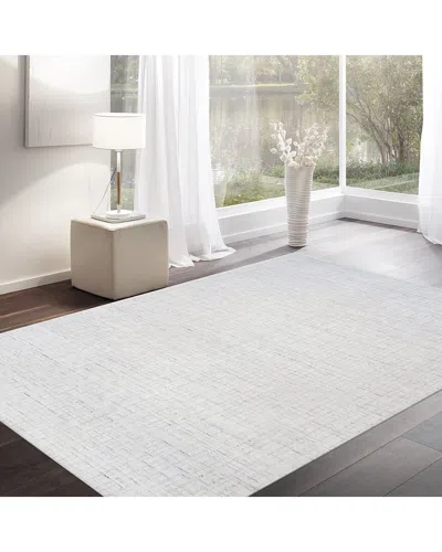 Pasargad Home Modern Hand-loomed Bamboo Silk & Wool Area Rug