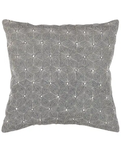 PASARGAD HOME PASARGAD HOME NAPLES EMBROIDERED PILLOW