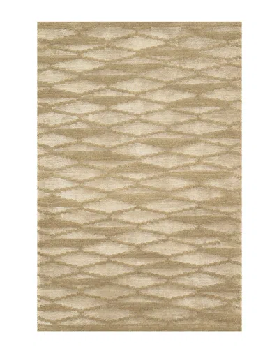 Pasargad Home Pasargad Modern Hand-knotted Rug In Brown