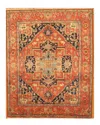 Pasargad Home Pasargad Serapi Hand-knotted Rug In Brown