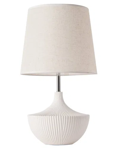 Pasargad Home Regal Jade White Table Lamp In Neutral