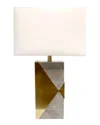 Pasargad Home Regal Triumph White Led Table Lamp In White