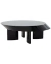 Pasargad Home Rivano Design Shiny Black Coffee Table