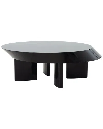 PASARGAD HOME PASARGAD HOME RIVANO DESIGN SHINY BLACK COFFEE TABLE